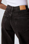 Tuned Black - Low Waist Loose Wide Jeans - 3