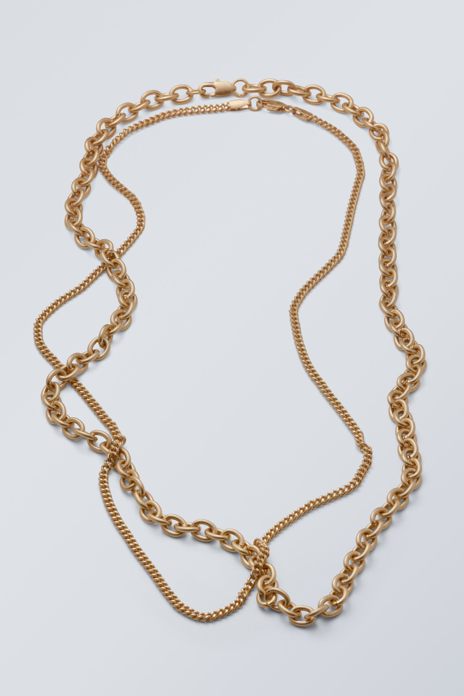 #B1A646 - Uno Chain Necklace Set