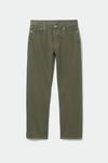 Overdye khaki - Space Relaxed Straight Jeans - 0