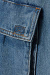 Pacific Blue - Pasadena Denim Baggy Cargo Jeans - 1