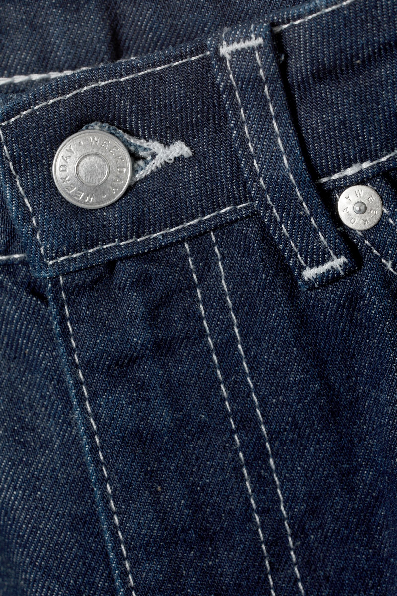 #0000FF - Rowe Extra High Straight Jeans - 2