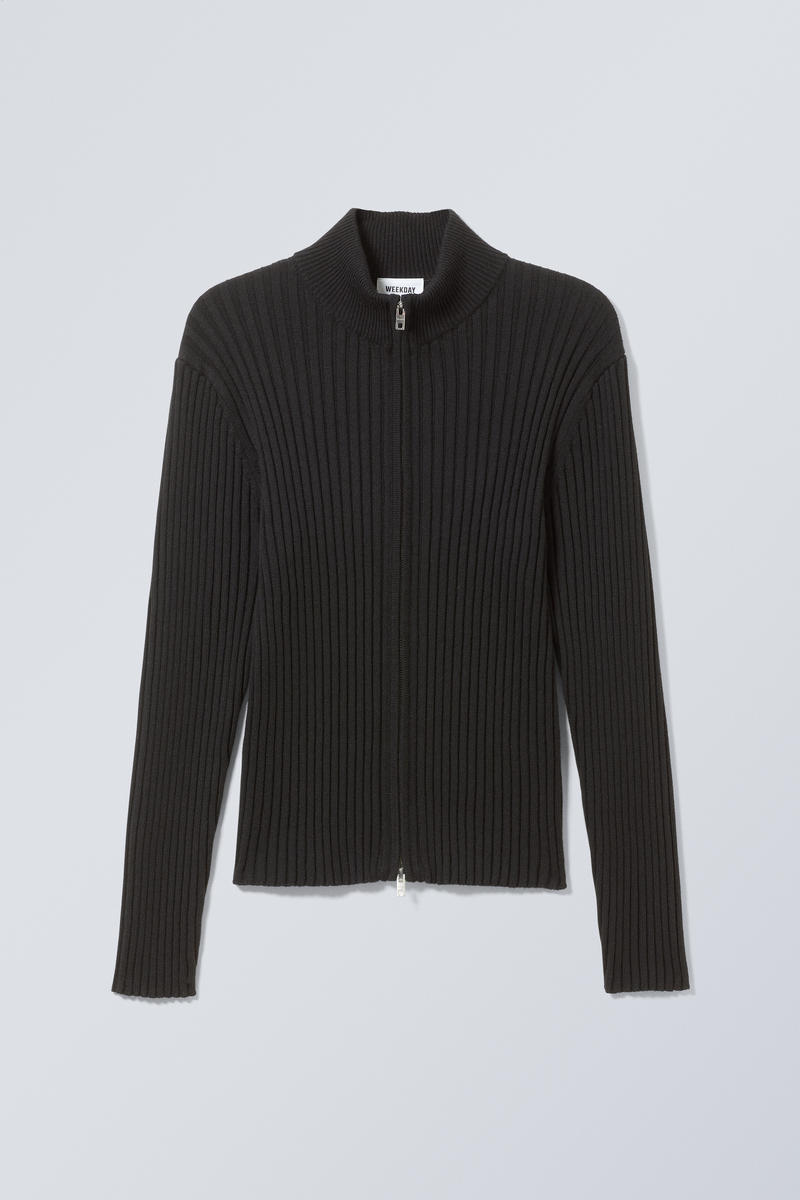 Derek Slim Zipped Cardigan