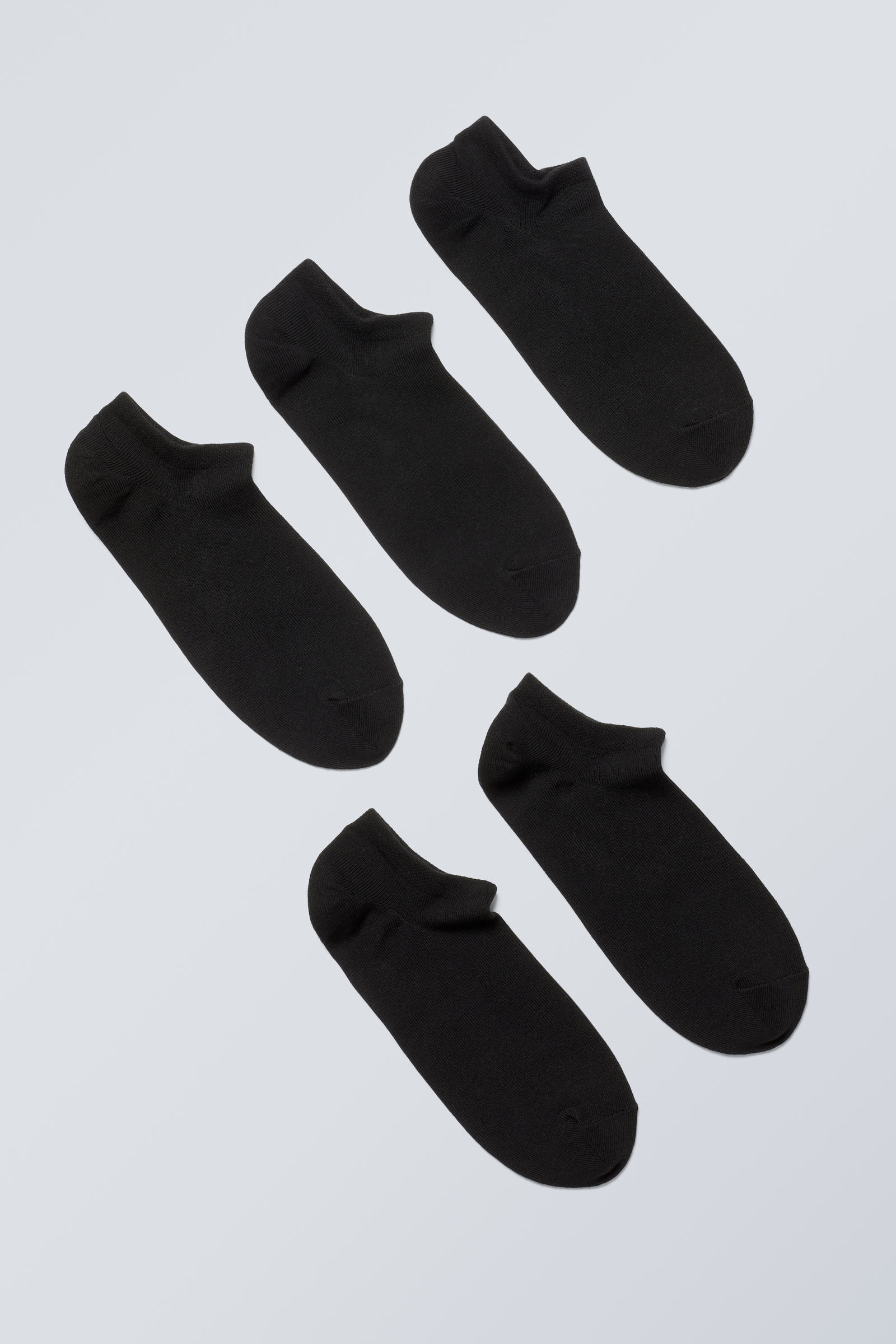 #000000 - 5pack Cotton Trainer Socks