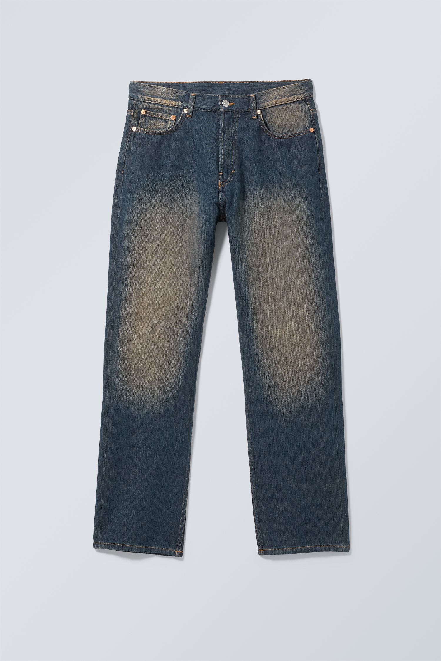 Heritage Blue - Space Relaxed Straight Jeans - 0