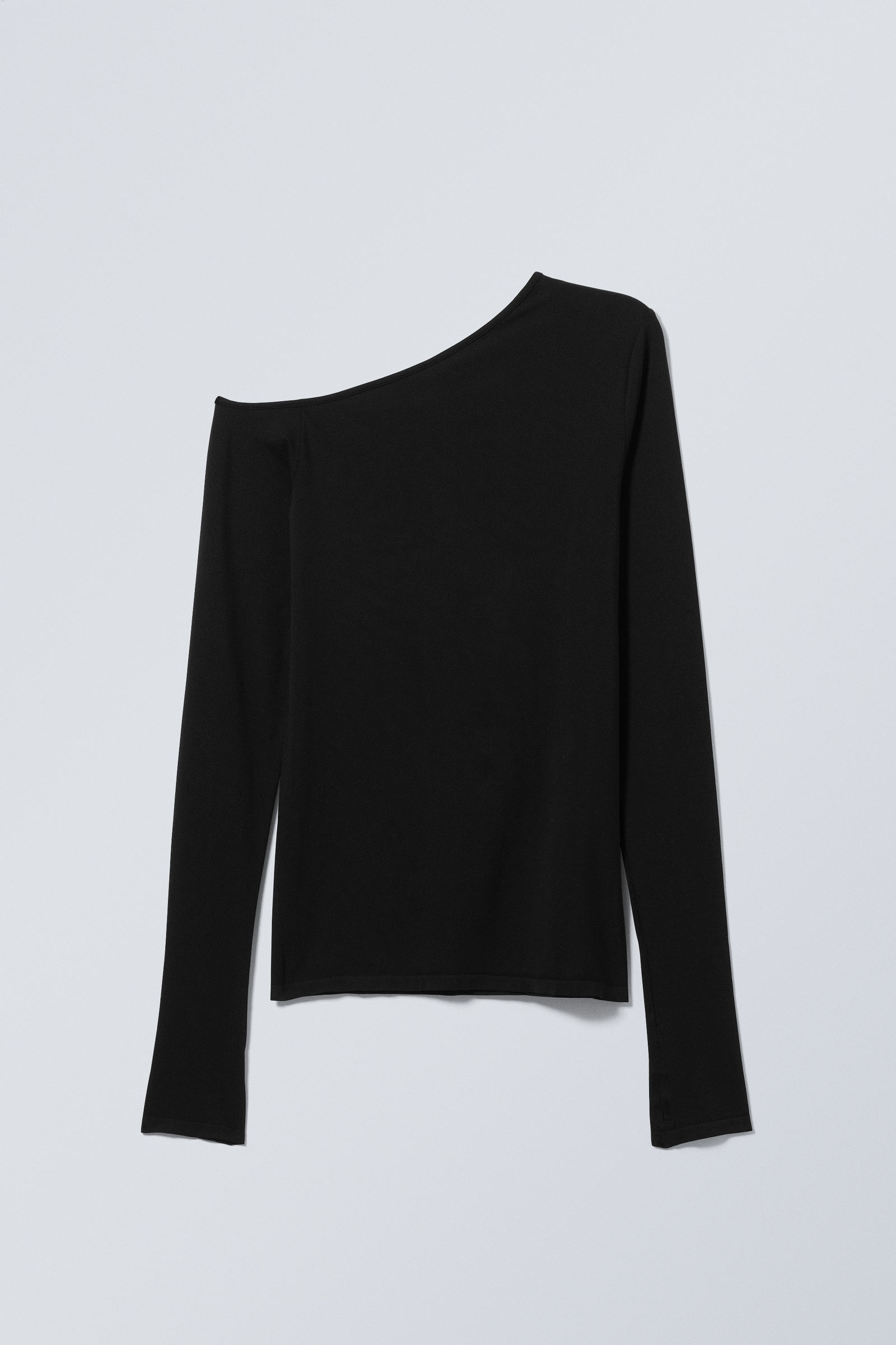 myra seamless longsleeve top - Black | Weekday EU