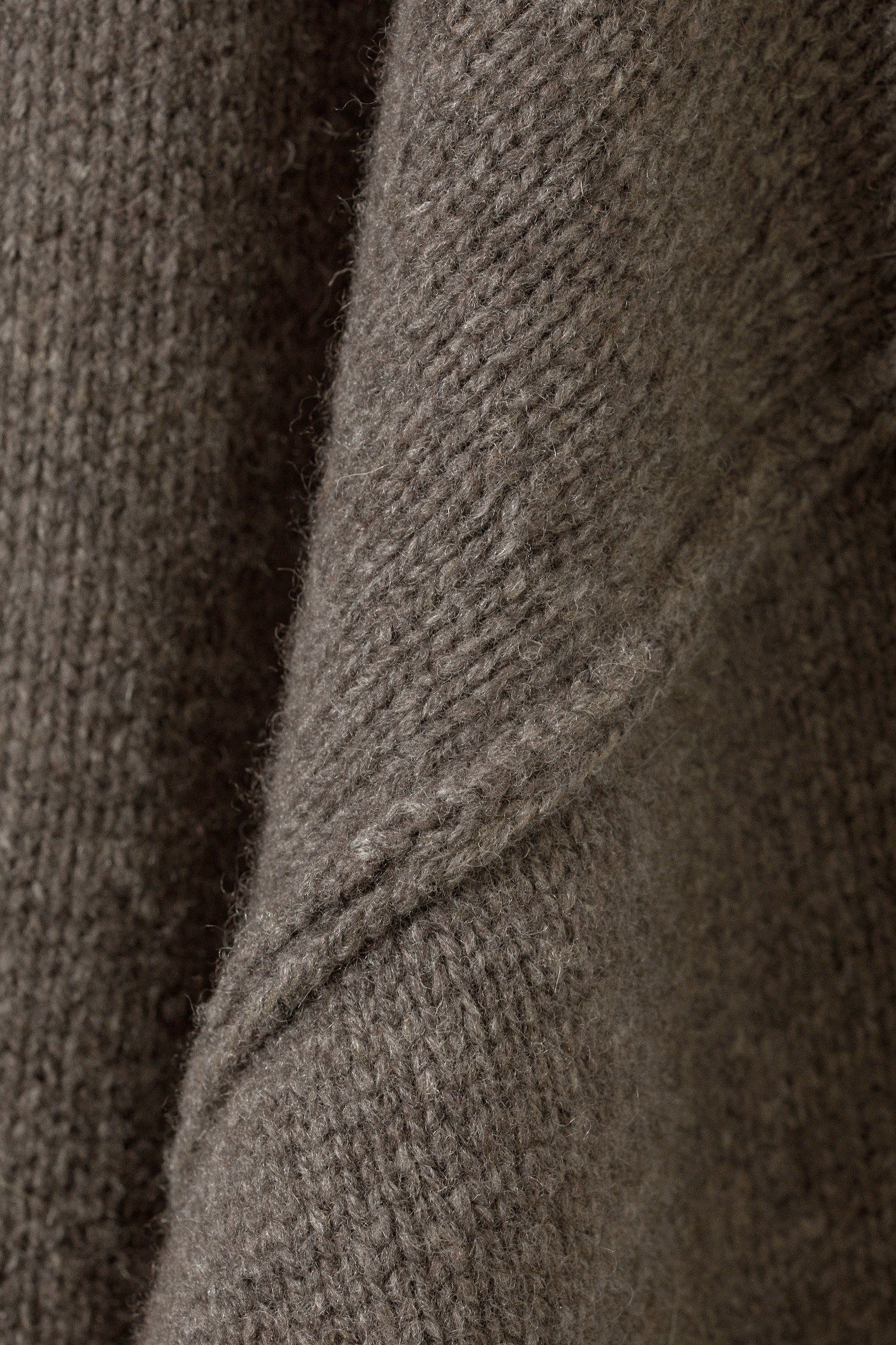 #5A544D - Eloise Oversized Wool Sweater - 2