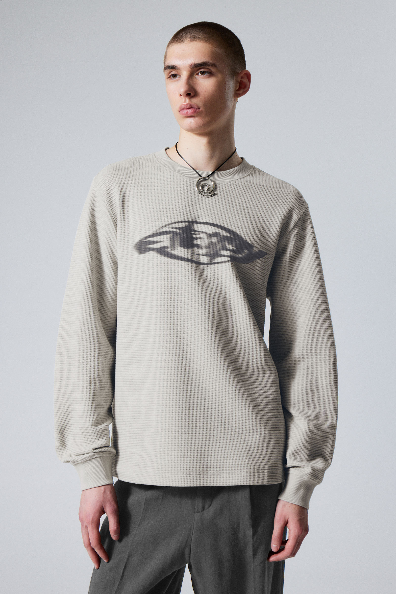 #B4B1A9 - Relaxed Graphic Long Sleeve - 1