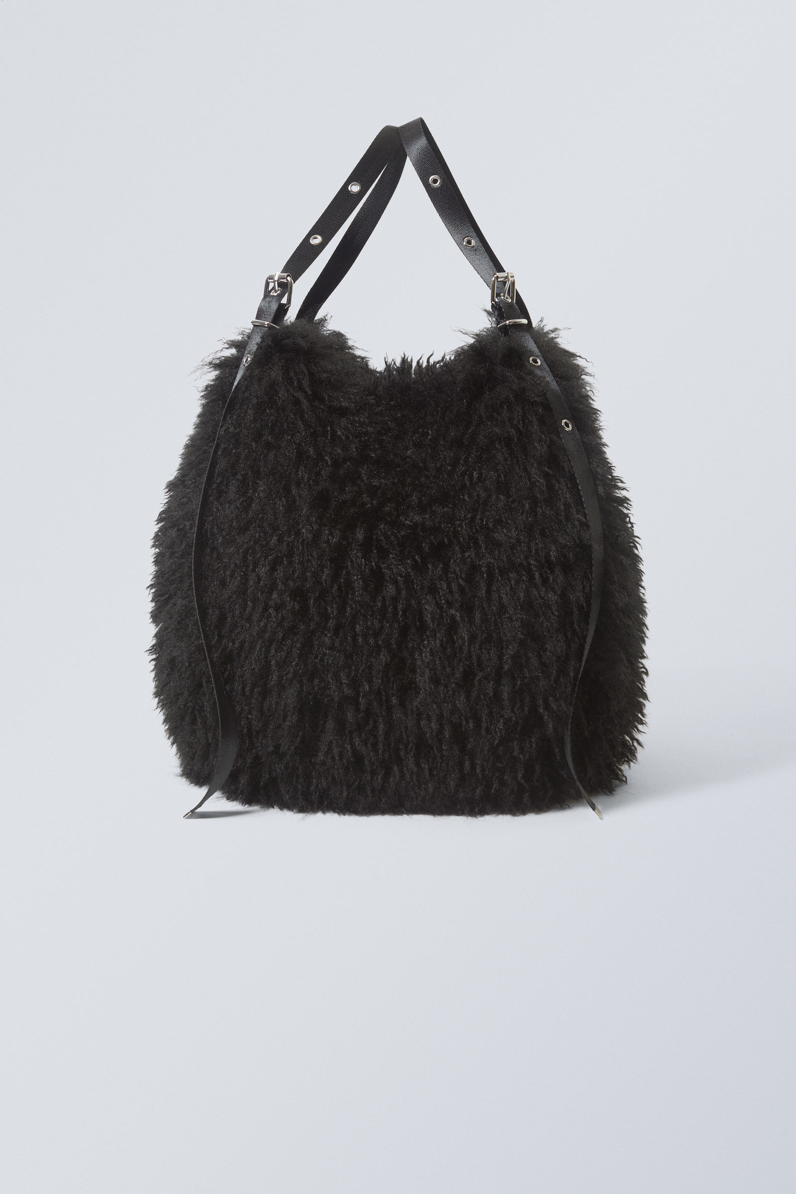 #272628 - Faux Fur Shoulder Bag - 1