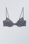 Dark Grey - Molly Underwire Bra - 1
