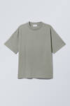 Dusty Grey - Great Boxy Heavyweight T-Shirt - 1