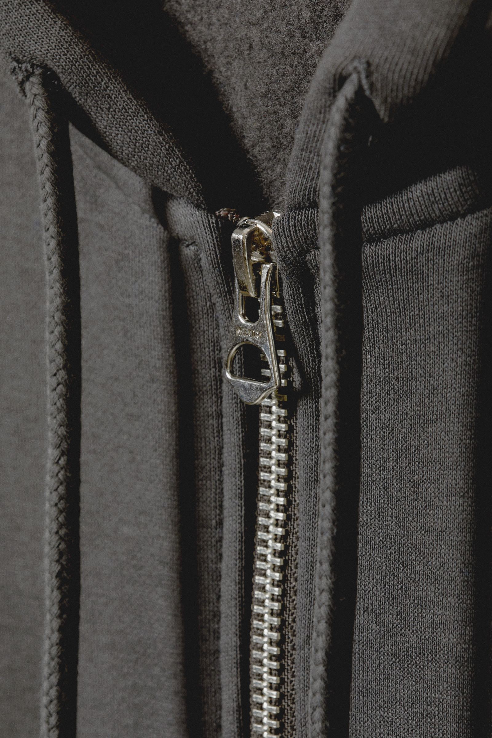 Dark Grey - Essence Standard Zip Hoodie - 4