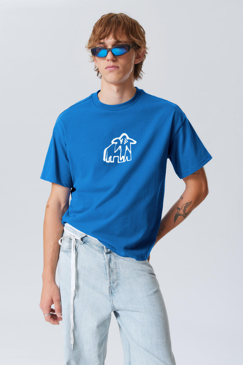 Weekday Great Boxy Fit T-shirt With Graphic Print