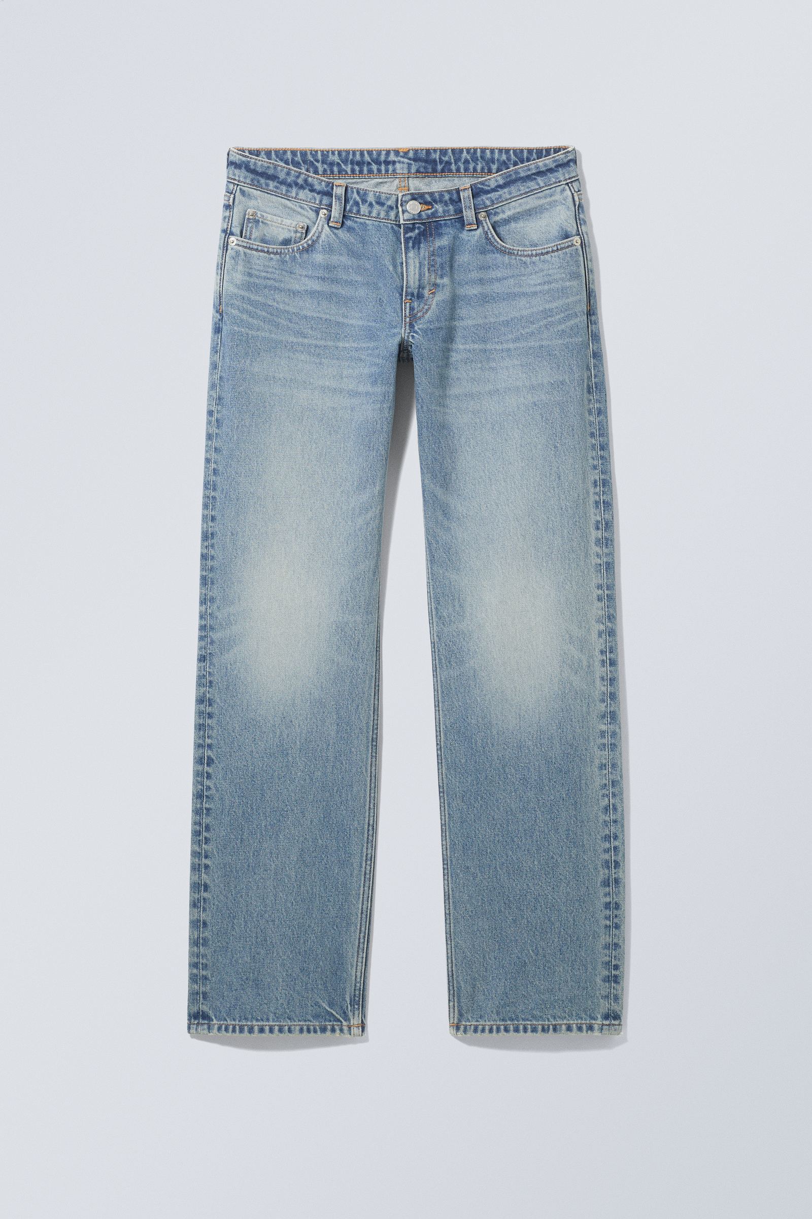 #79829D - Arrow Low Straight Jeans - 1