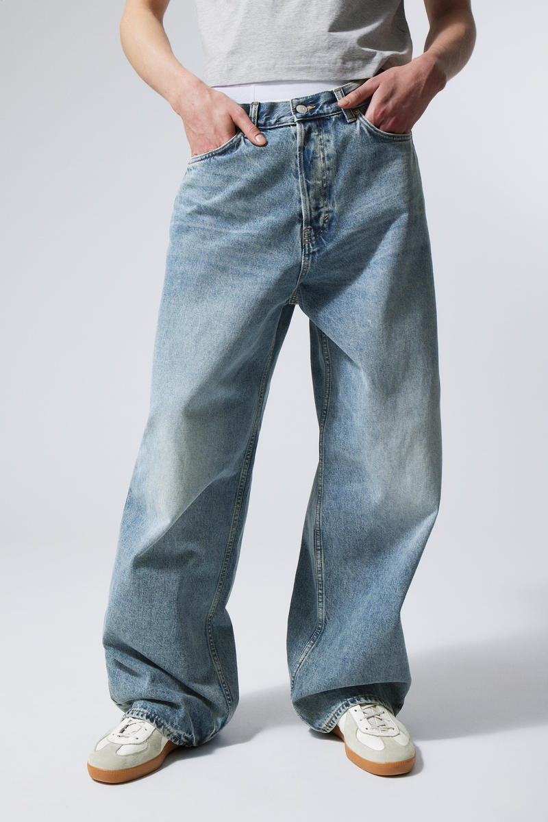astro loose baggy jeans - Seventeen blue | Weekday DK