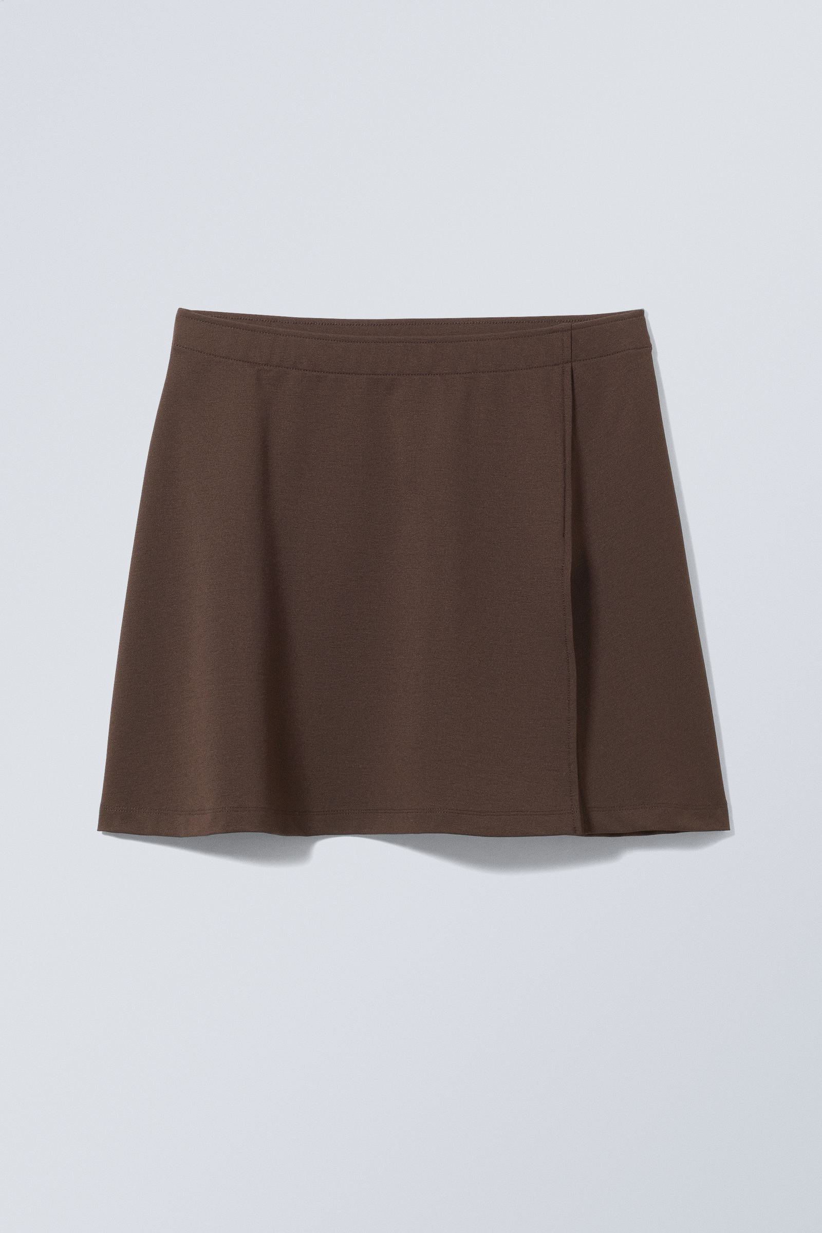 #3C3533 - Anna Slit Mini Skirt - 1
