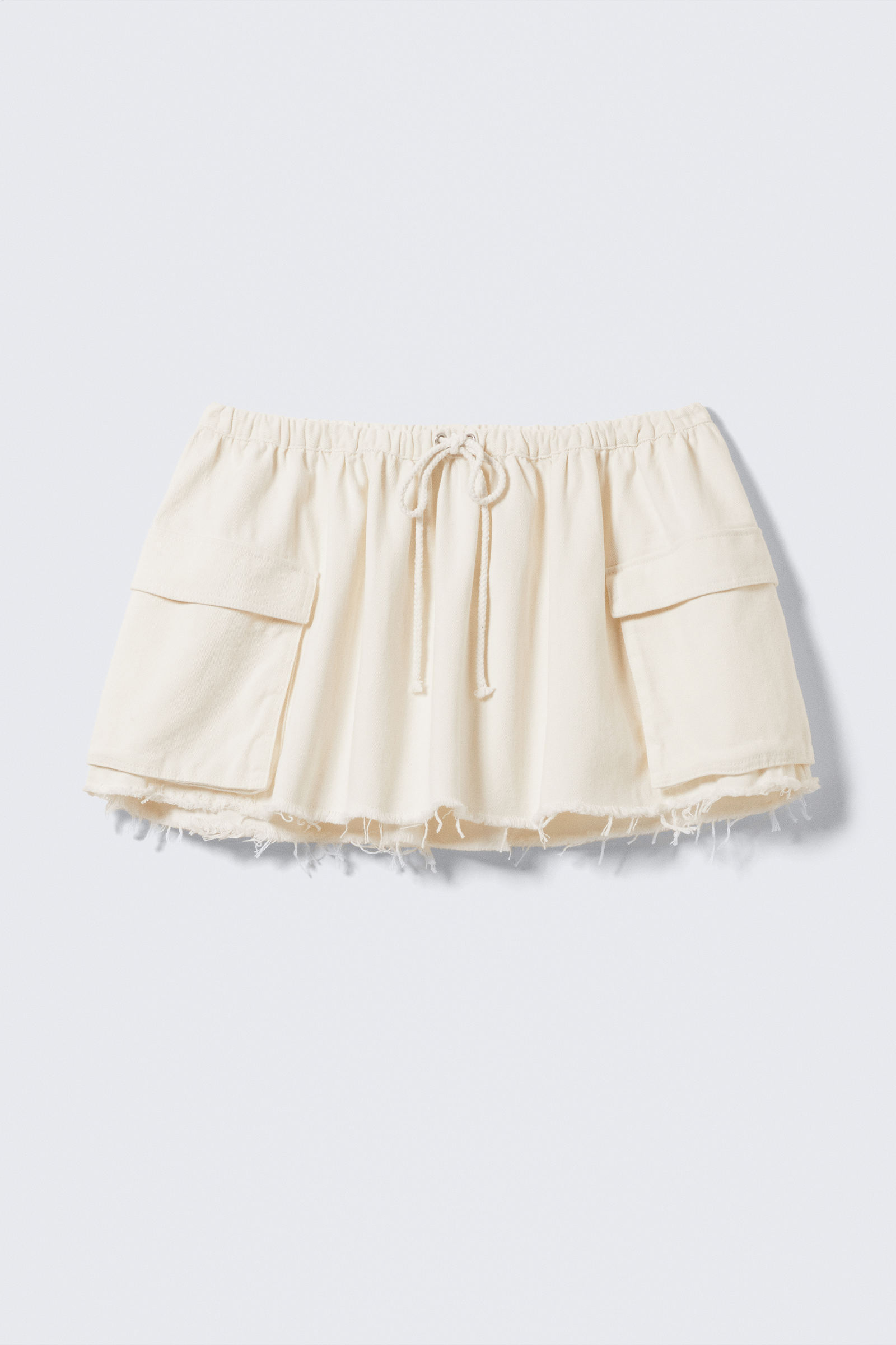 Utility Twill Mini Skirt