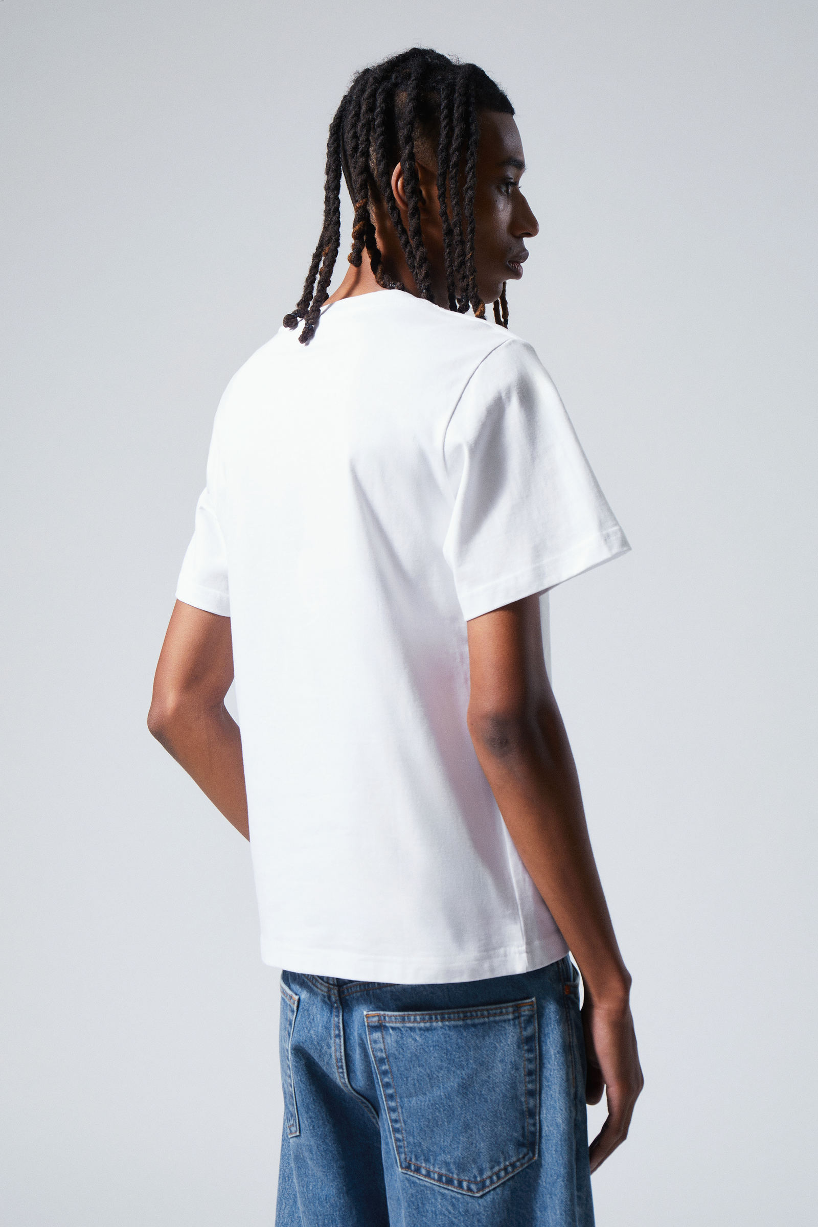 White - Short Boxy Heavyweight T-shirt - 2