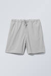 Grey - Parachute Loose Shorts - 0