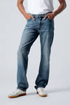 Iron Blue - Mellanblå - Klean Regular Straight Leg Jeans - 1