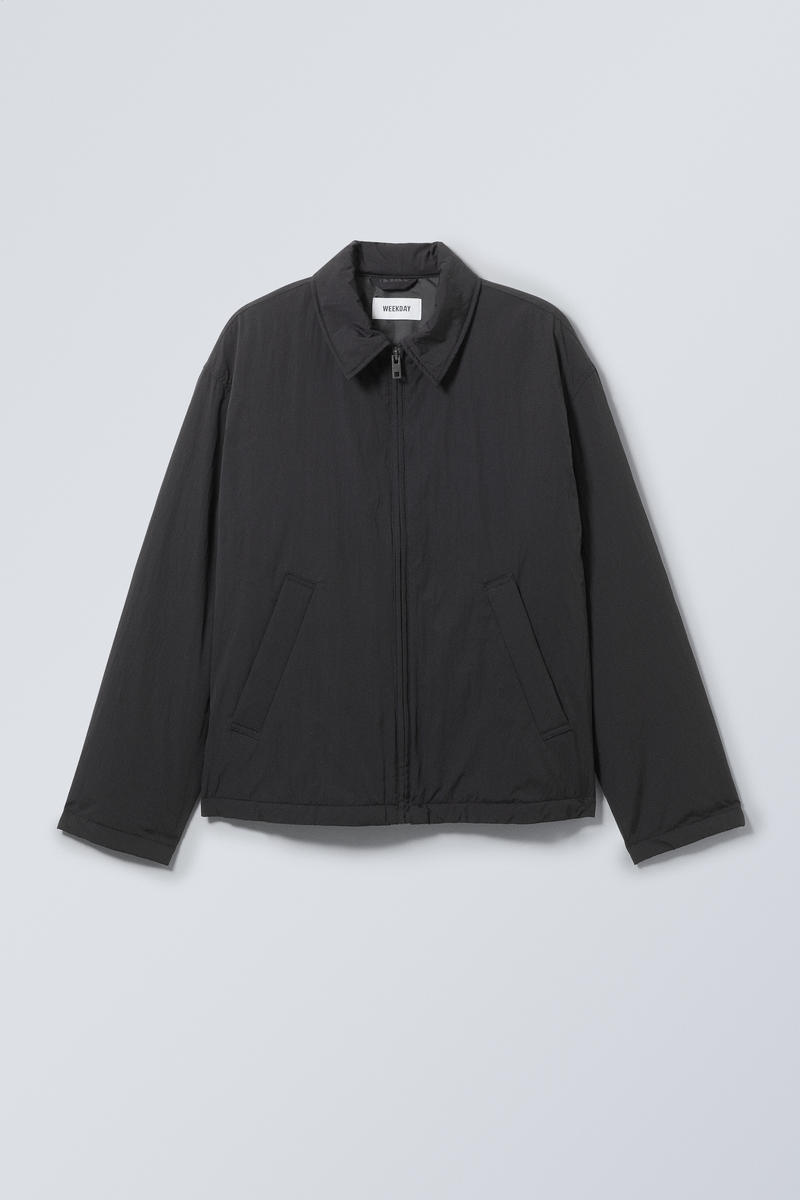 martin nylon jacket - Black | Weekday EU