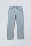 Opulent Blue - Light Blue - Space Relaxed Straight Leg Jeans - 2