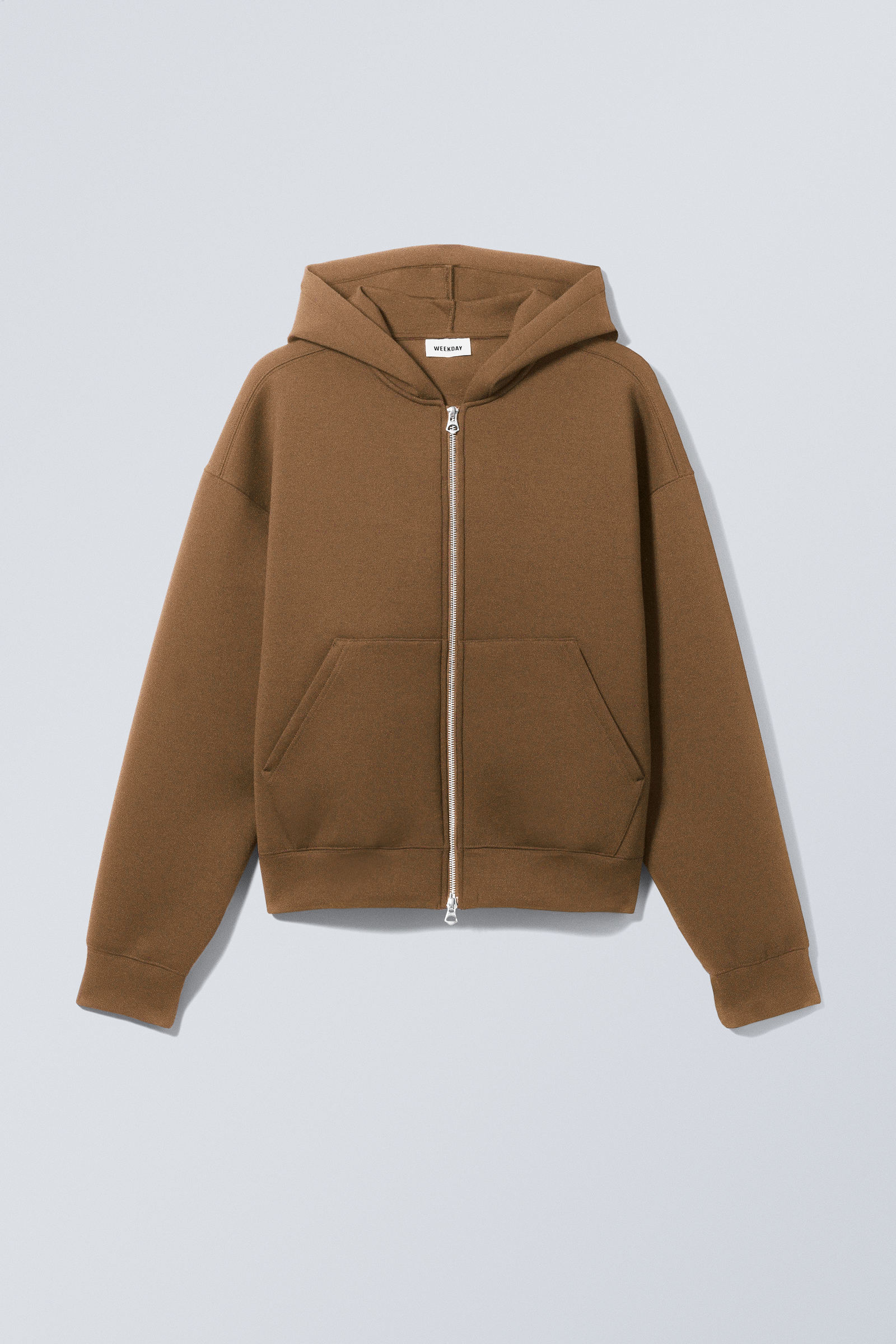 Brown - Simon Scuba Zip Hoodie - 2