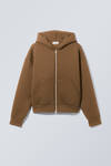 Brown - Simon Scuba Zip Hoodie - 2