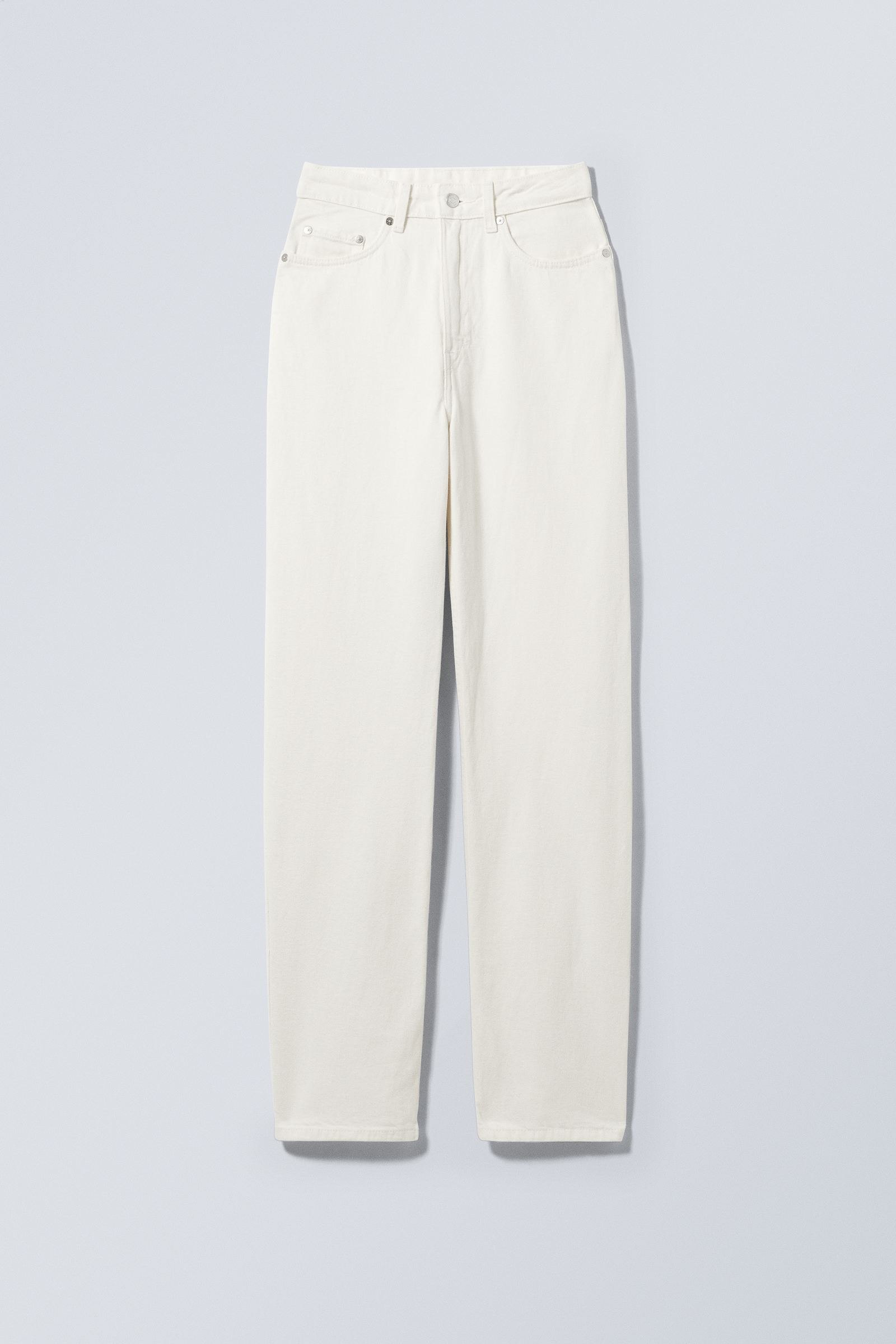 White hemp - Rowe Extra High Straight Jeans - 4