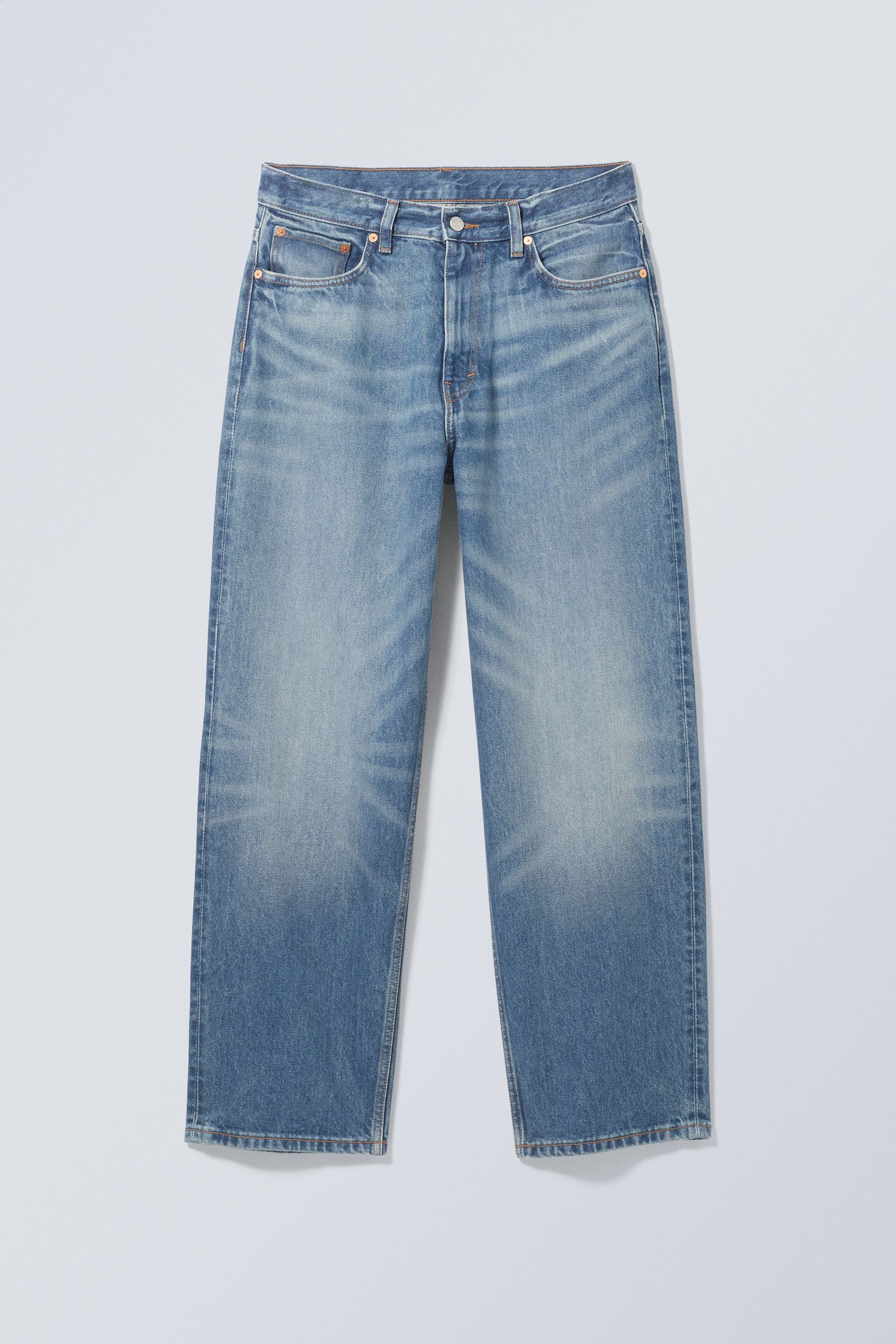 Wave Blue - Galaxy Loose Straight Jeans - 10