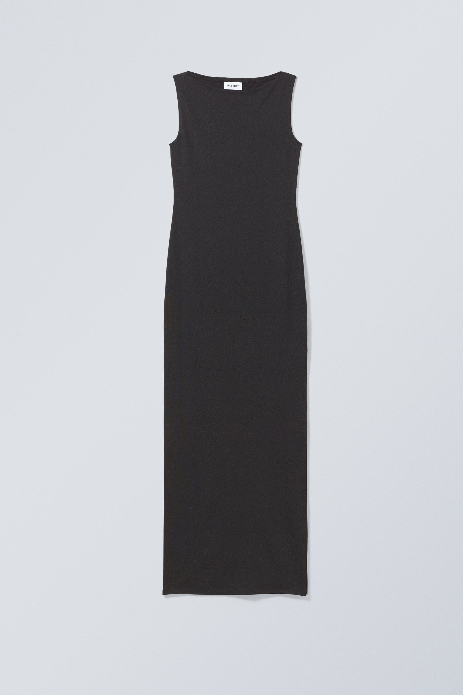 annie boatneck maxi dress - Black | Weekday EU