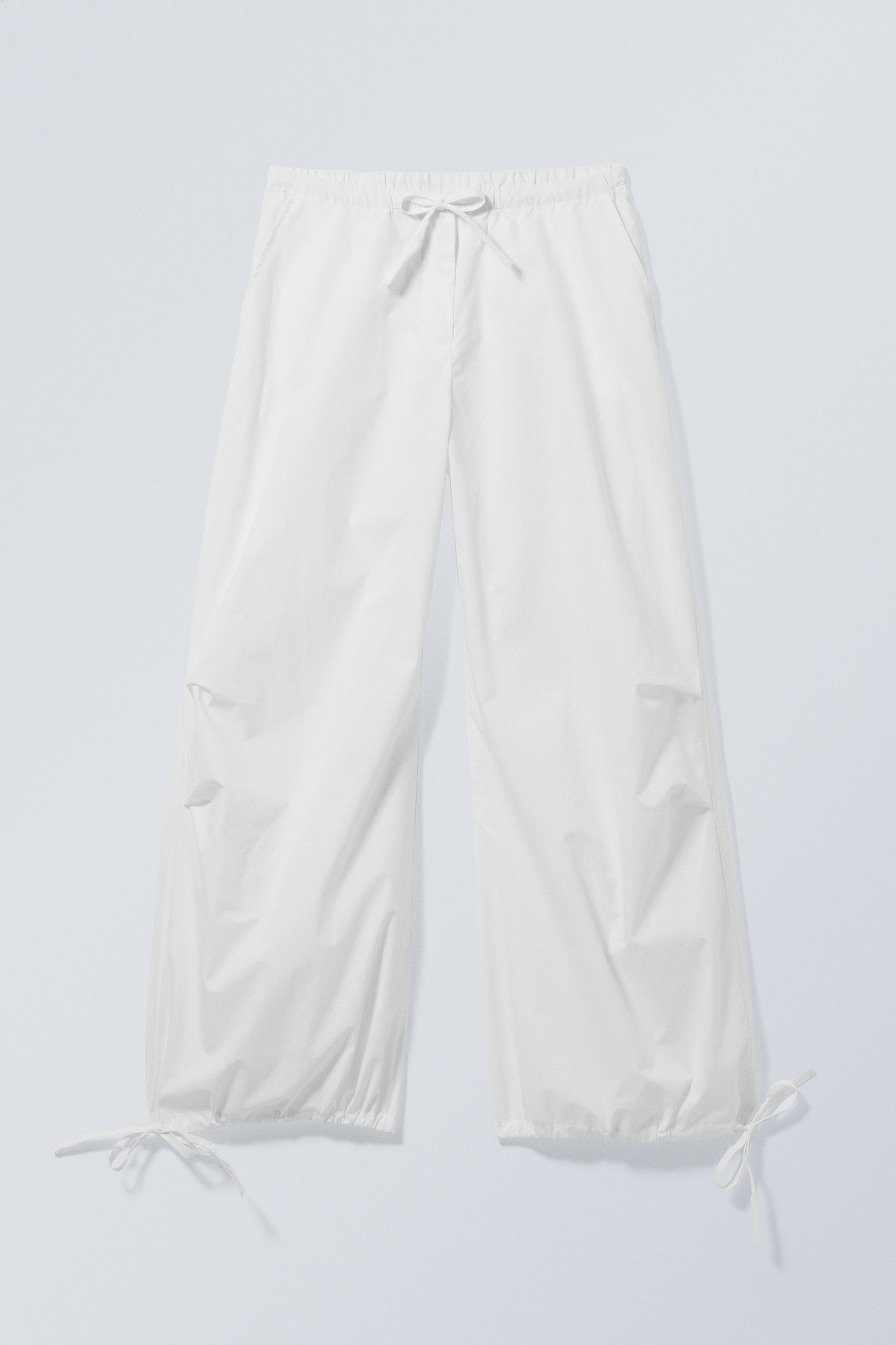 White - Luisa Parachute Trousers - 0