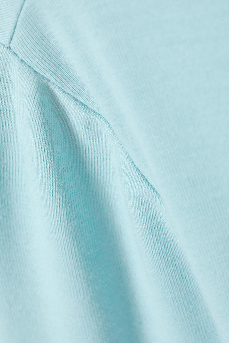 slim fitted long sleeve - Light Turquoise | Weekday EU