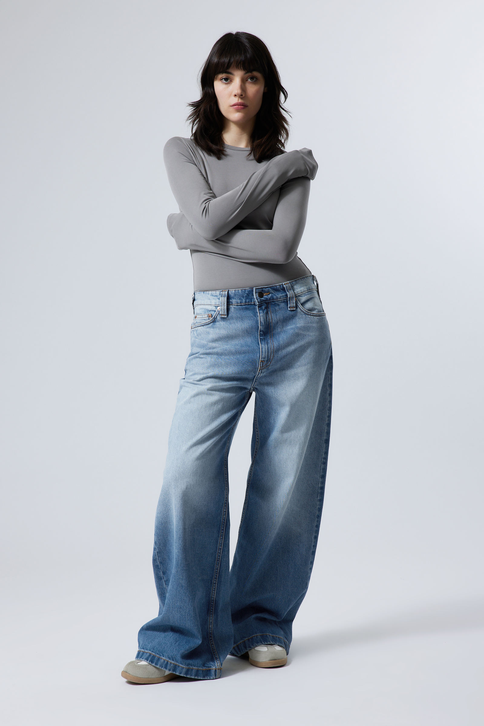 #79829D - Duchess Low Loose Baggy Jeans - 1