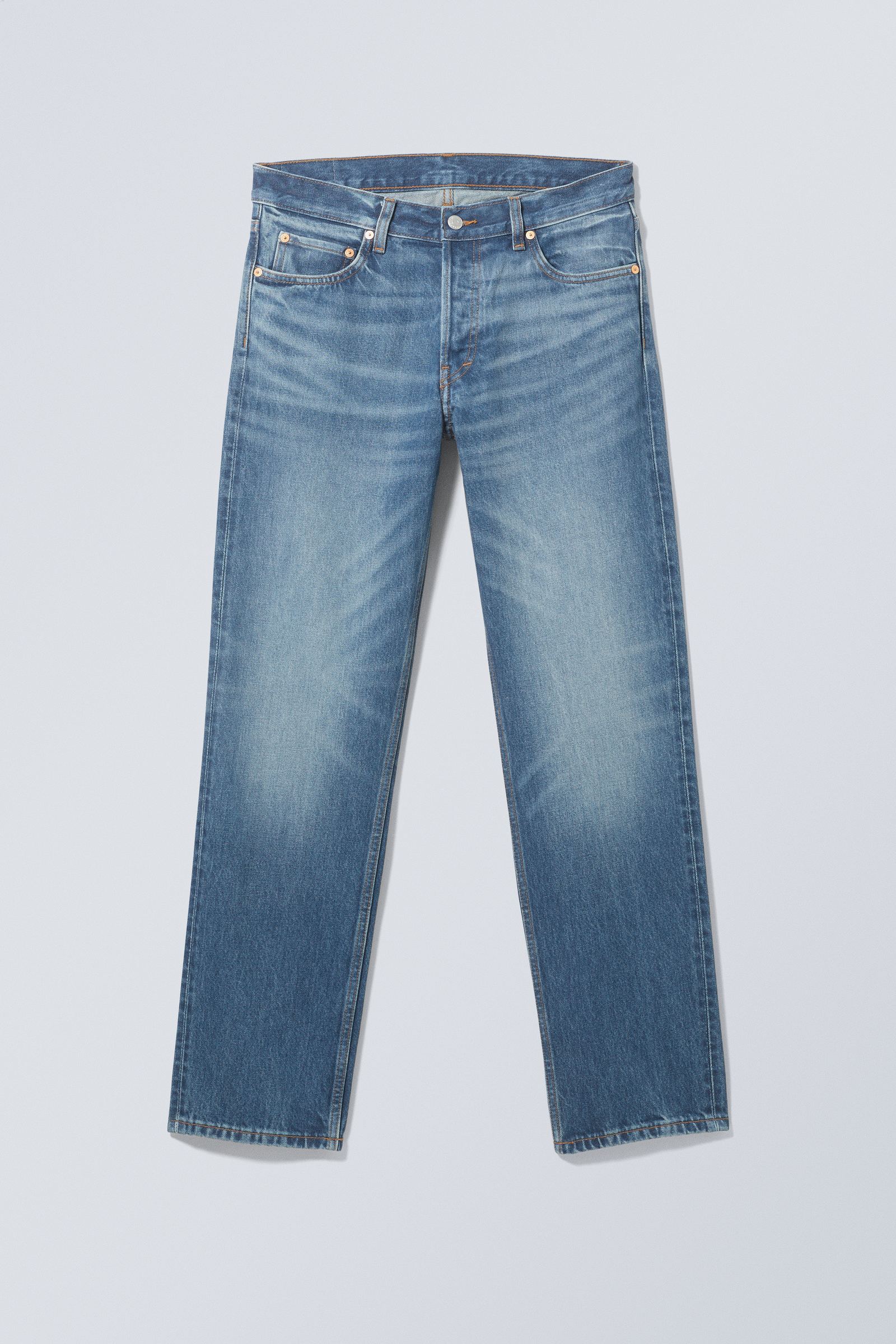 Wave Blue - Klean Regular Straight Jeans - 5