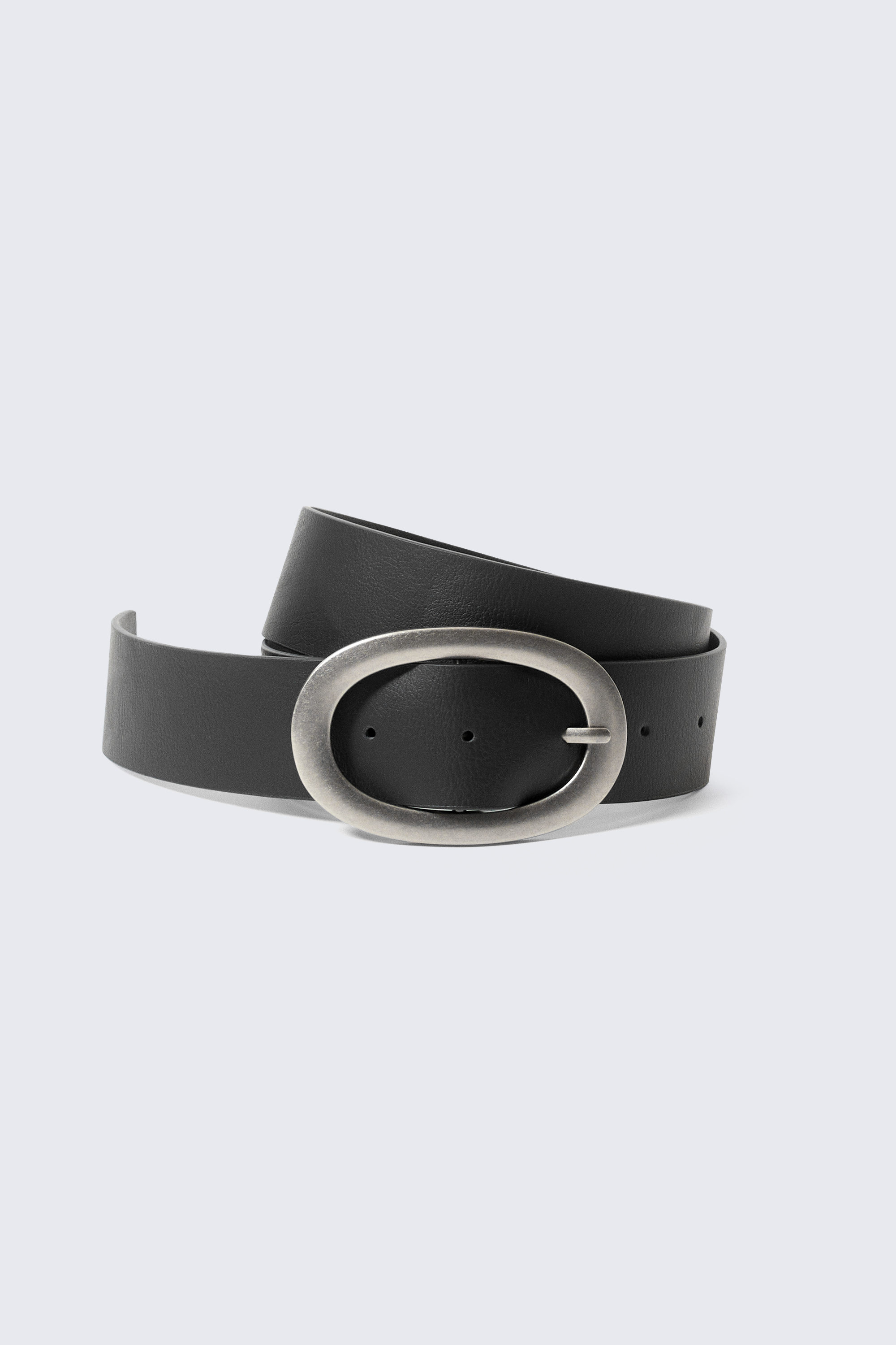 oval belt - Black | Weekday WW