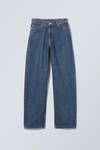 Current Blue - Dark Blue - Rail Mid Rise Loose Wide Leg Jeans - 2