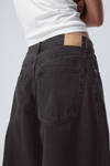 Tuned Black - Black - Astro Loose Baggy Leg Jeans - 9