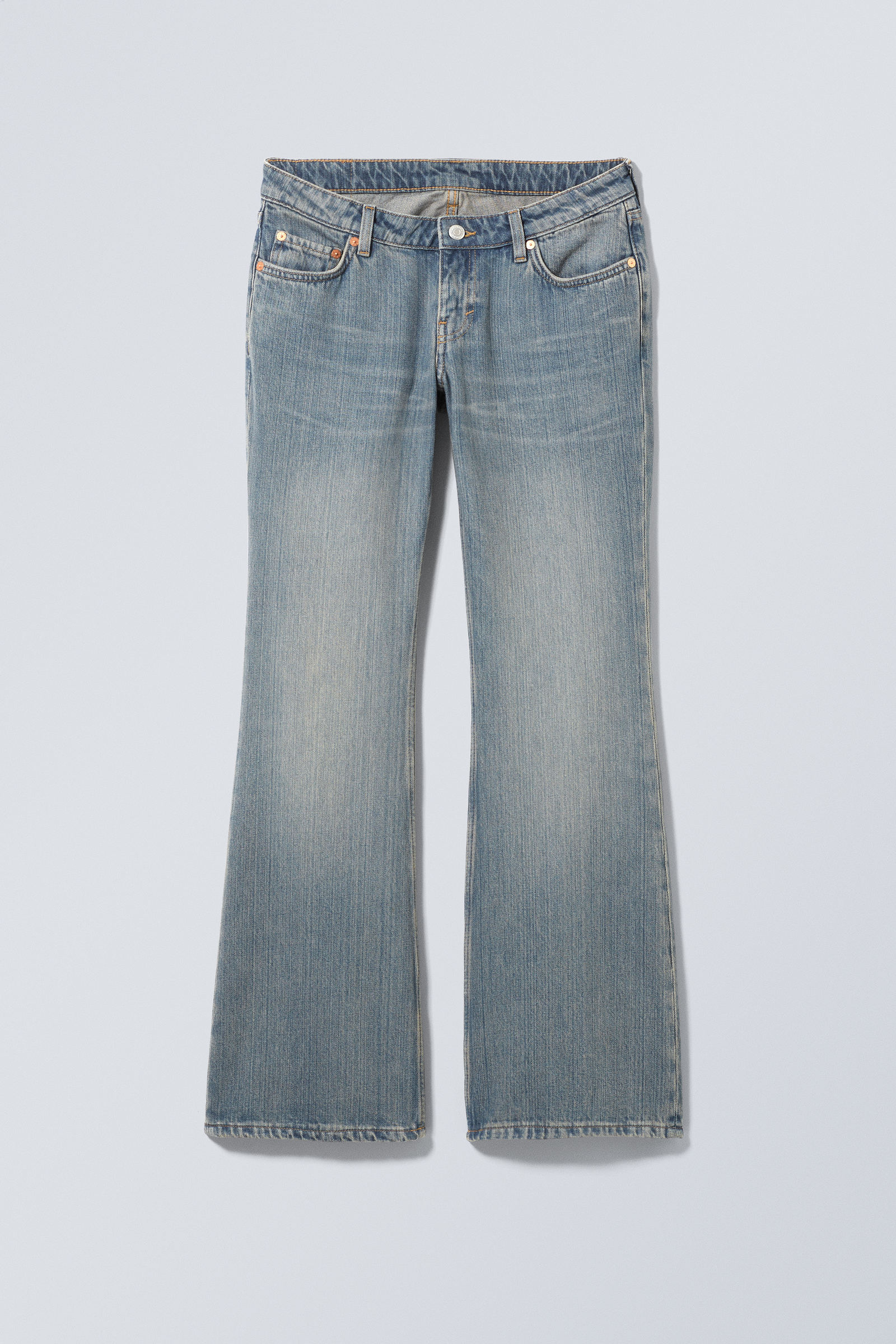 Trove Blue - Nova Low Slim Bootcut Jeans - 1
