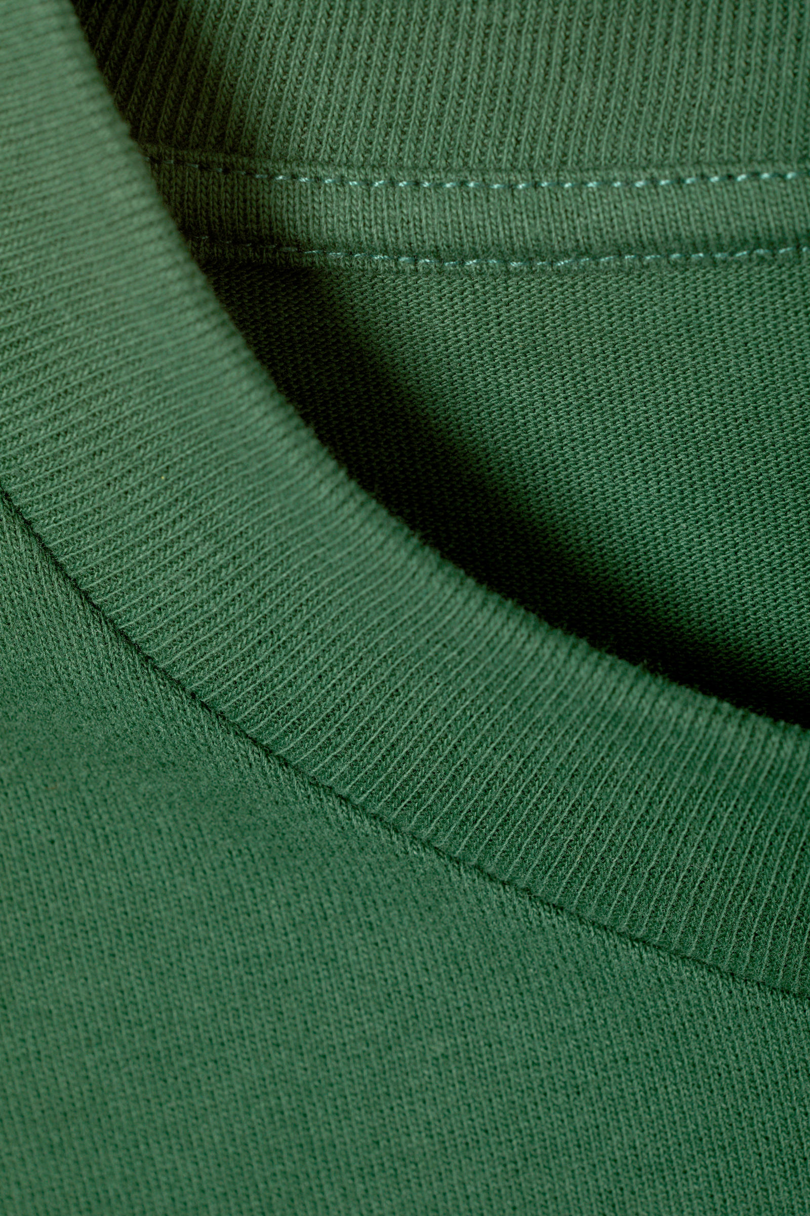 great heavyweight t-shirt - Dark Green | Weekday WW