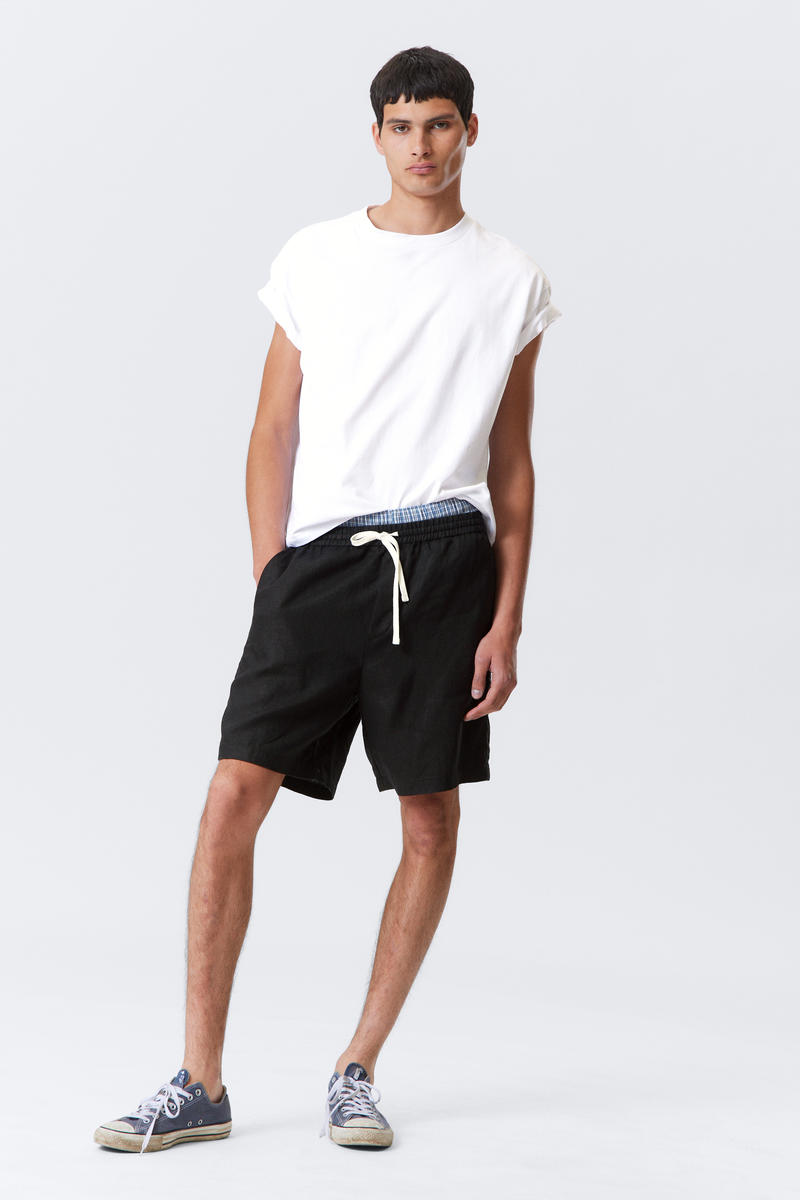 Weekday Relaxed Linen Drawstring Shorts