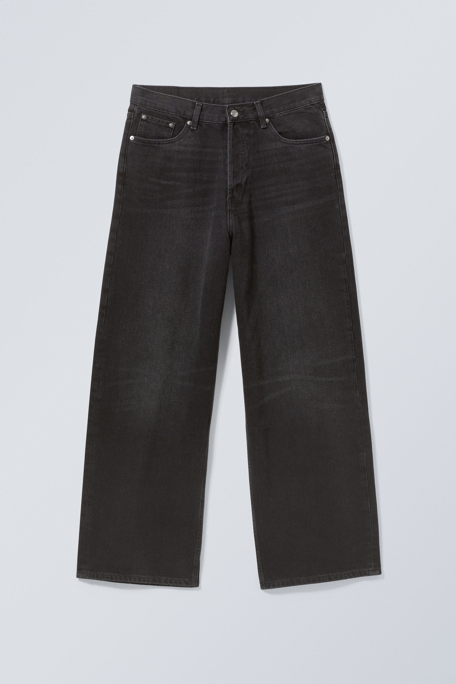 #000000 - Astro Loose Baggy Jeans - 2
