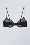 Black Stripe - Molly Underwire Bra - 0
