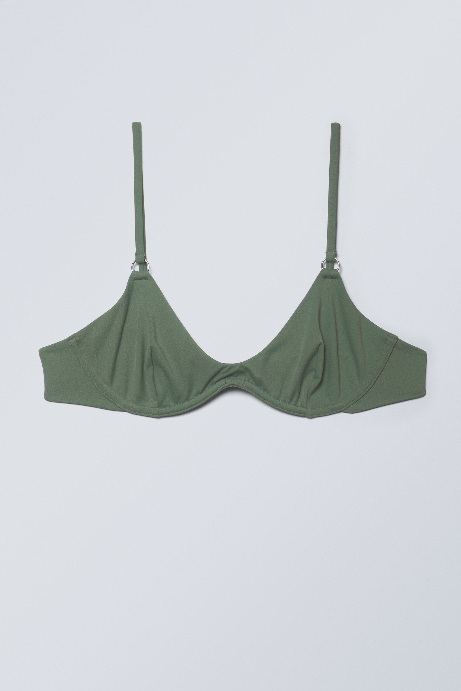 Sage Green - Wire Bikini Top - 0