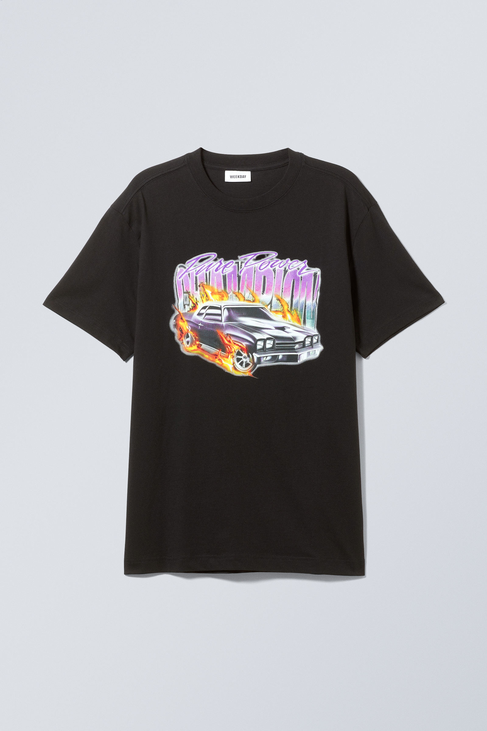 oversized graphic printed t-shirt - Pure Power Champion | Weekday EU