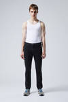 Almost Black - Black - Easy Regular Straight Leg Jeans - 1