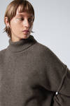 Dark Mole - Wool Turtleneck Sweater - 1