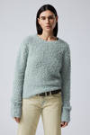 Dusty Blue - Judi Hairy Sweater - 0
