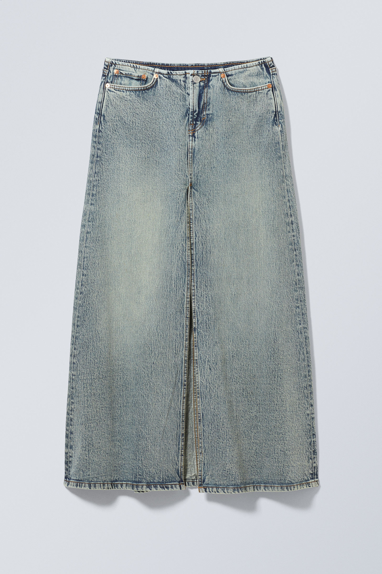 Weekday 2024 denim skirt