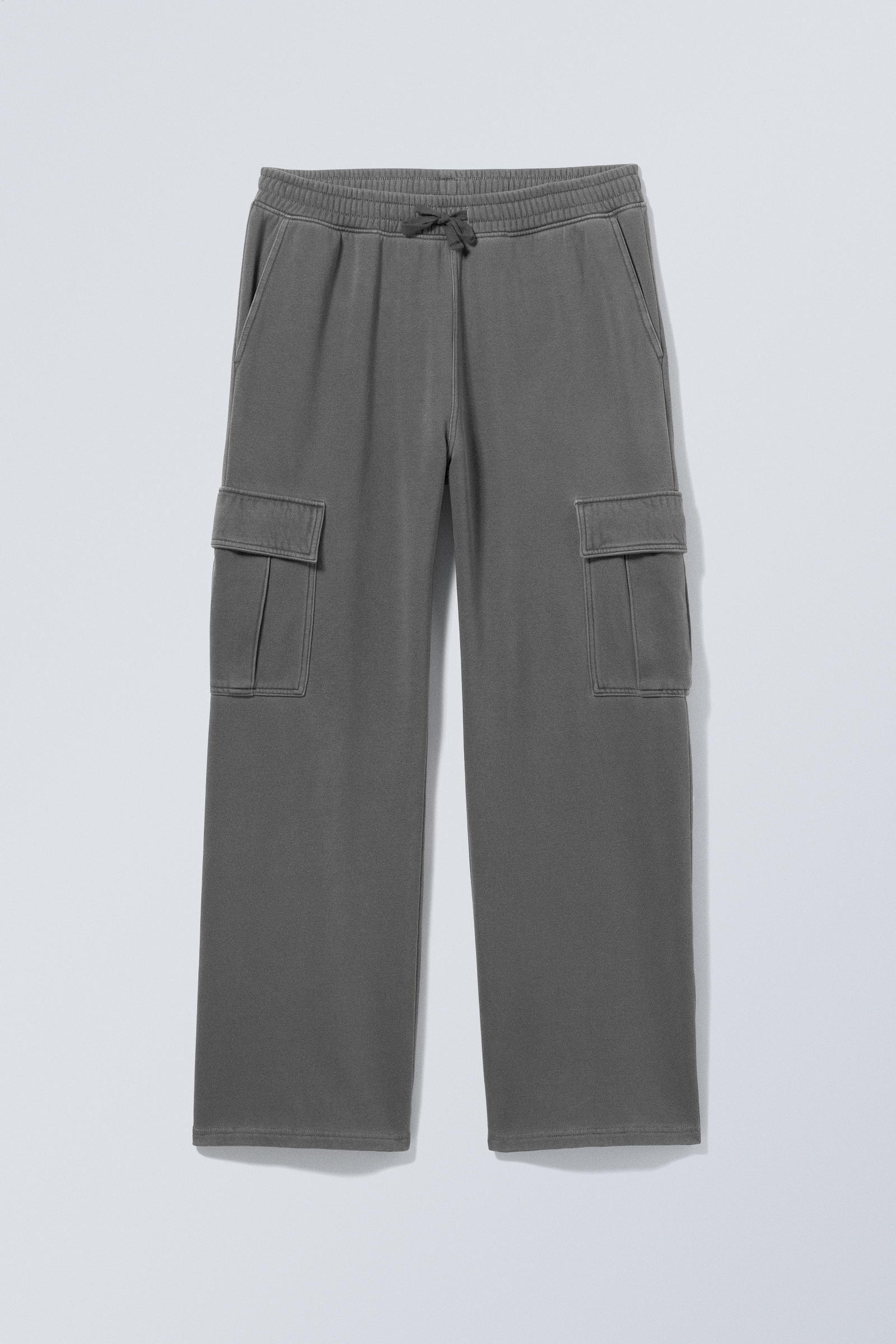 #000000 - Cargo Jersey Trousers - 1