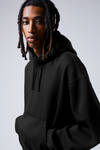 Black - Boxy Heavyweight Hoodie - 0